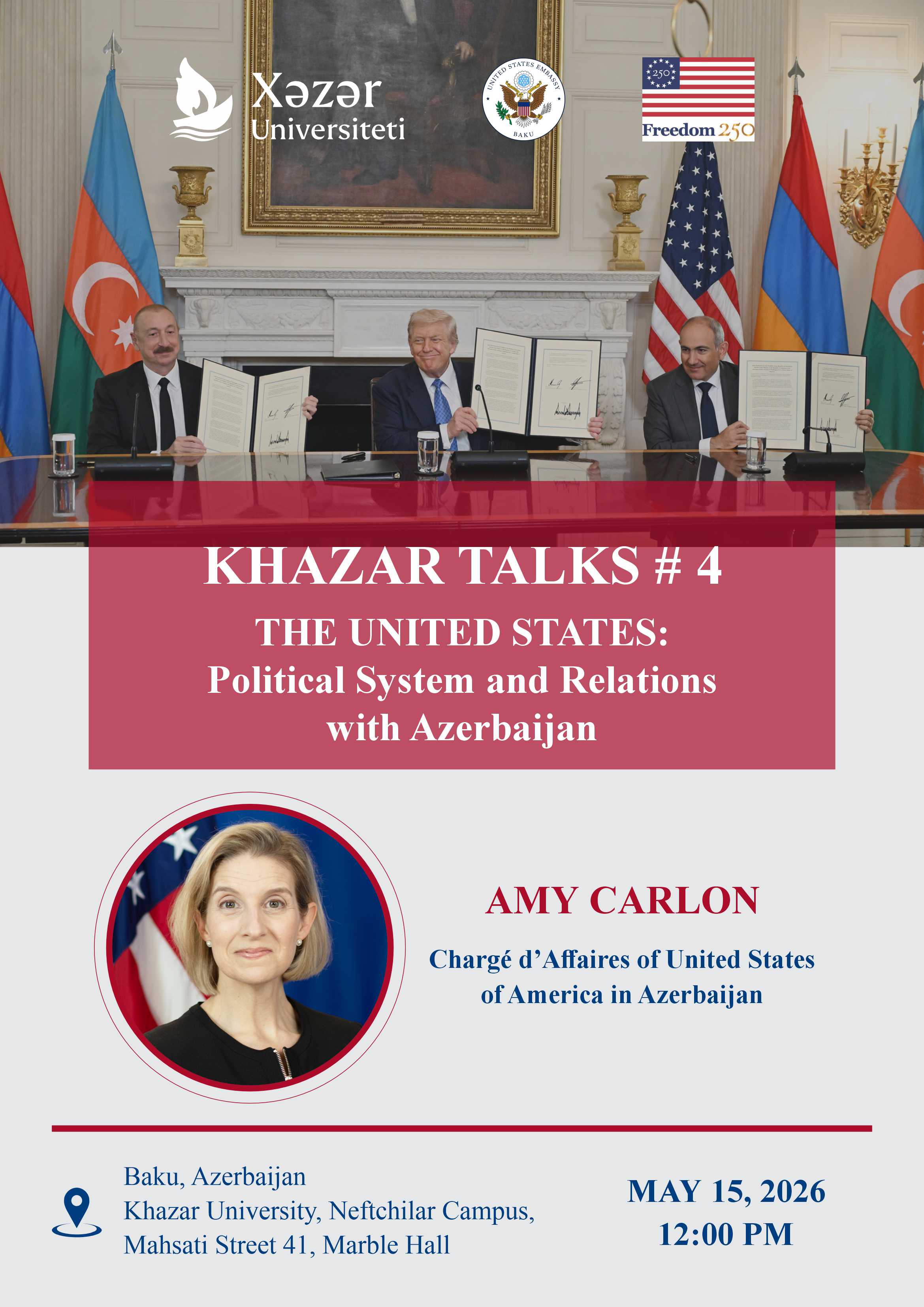 The next seminar will be held within the framework of the Khazar Talks-4 project